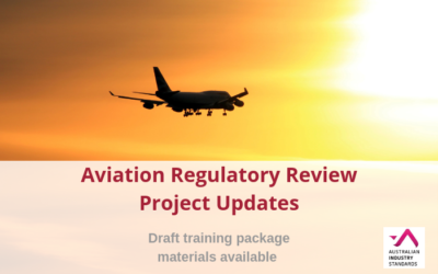 Aviation Regulatory Review Project Updates Available
