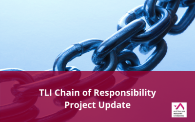 TLI Chain of Responsibility – Draft materials available for feedback