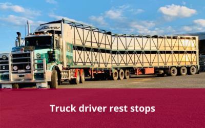 Truck driver rest stops and facilities