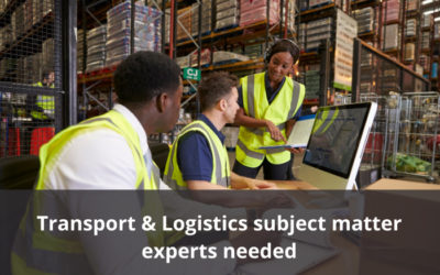 Transport & Logistics industry experts needed