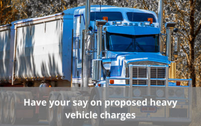 Feedback sought on proposal to increase heavy vehicle charges