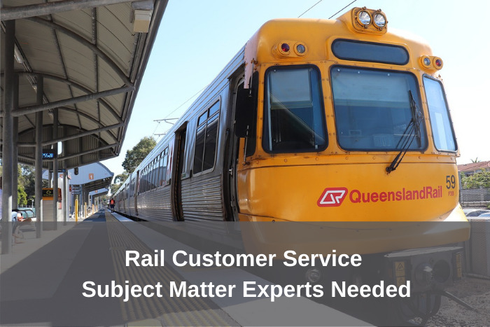 TLI Rail Customer Service Subject matter experts needed